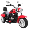Motocicleta electrica pentru copii Chopper NightBike rosu TR1501 cu lumini si panou audio