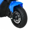 Motocicleta electrica pentru copii Fast Tourist 83x35x63 cm albasstru 18W cu lumini