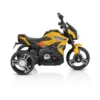 Motocicleta electrica pentru copii Moni Bo Colombo Yellow 12V 60W cu oglinzi