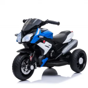 Motocicleta electrica pentru copii Nichiduta Champ Blue 6V 35W cu muzica si sunete