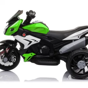 Motocicleta electrica pentru copii Nichiduta Champ Green 6V 35W cu muzica si sunete