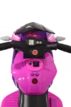 Motocicleta electrica pentru copii Nichiduta Champ Pink 6V 35W cu muzica si sunete