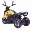 Motocicleta electrica pentru copii Nichiduta Kids Racing Yellow 25W cu lumini led