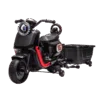 Motocicleta electrica pentru copii Nichiduta SafeRider 95 Black cu telecomanda 2.4G