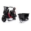Motocicleta electrica pentru copii Nichiduta SafeRider 95 Black