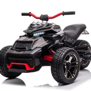 Motocicleta electrica pentru copii Nichiduta Spider Black 90W cu lumini