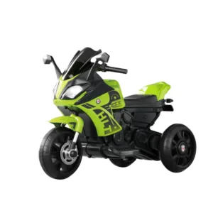 Motocicleta electrica pentru copii Nichiduta Thunder Green cu 2 motoare x 38w