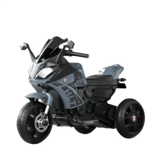 Motocicleta electrica pentru copii Nichiduta Thunder Grey cu 2 motoare x 38w