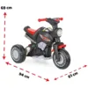 Motocicleta electrica pentru copii Pilsan Cobra cu claxon si lumini