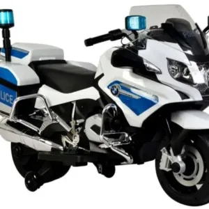Motocicleta electrica pentru copii politisti BMW R1200RT CU ROTI MOI  Police