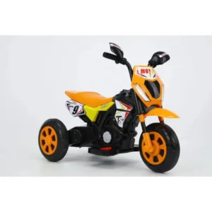 Motocicleta electrica pentru copii portocaliu 35W cu lumini si muzica