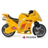 Motocicleta pentru copii Injusa Moto Winner Galben cu roti mari si design sportiv 3 ani+
