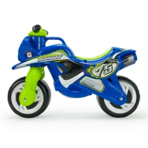 Motocicleta pentru copii Injusa Tundra Tornado Blue cu roti late
