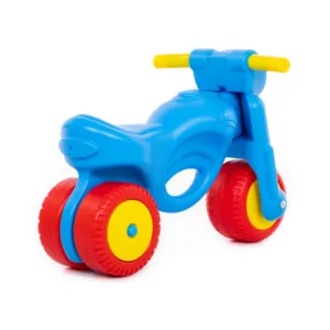 Motocicleta pentru copii fara pedale Strumpfii Polesie multicolor recomandata copiilor intre 2 si 4 ani