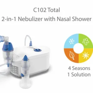 Nebulizator 2 in 1 cu compresor si dus nazal Omron C102 Total