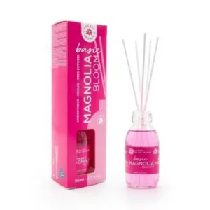 Odorizant de camera cu betisoare de rattan Basic miros de magnolie 95ml