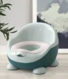 Olita bebelusi Little Mom Smart Potty Green cu adaptor moale din spuma PU
