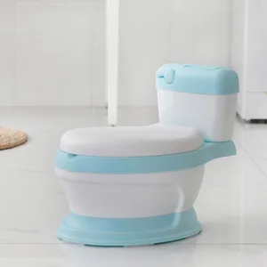 Olita educationala pentru copii Little Mom Simulation Potty Blue