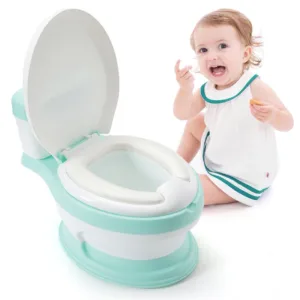 Olita educationala pentru copii Little Mom Simulation Potty Green