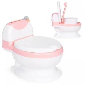 Olita pentru copii Ecotoys Roz cu insertie detasabila si perie inclusa