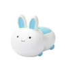 Olita pentru copii Little Mom Rabbit WhiteBlue cu baza solida