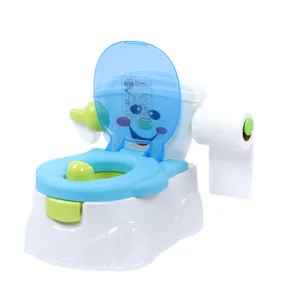 Olita pentru copii Little Mom Smiley Potty Blue