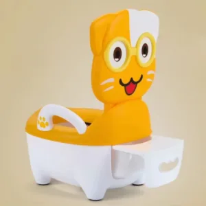 Olita pentru copii Little Mom Smiling Cat Yellow