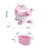 Olita pentru copii Little Mom Bear Potty Pink cu picioruse inaltatoare antiderapante