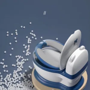 Olita pentru copii tip minitoaleta Little Mom Blue