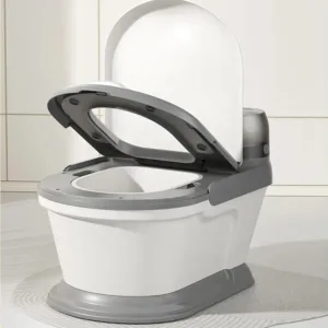 Olita pentru copii tip minitoaleta Little Mom Grey