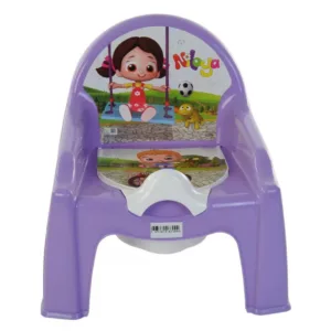 Olita tip scaunel cu capac si Interior detasabil Mov