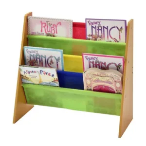 Organizator copii Ginger Home Multicolor cu rafturi pentru carti si reviste