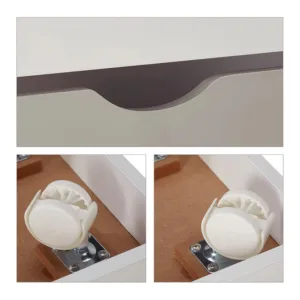 Organizator din lemn Ginger Home pentru jucarii si carti WhiteGrey
