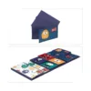 Organizator din lemn pentru copii Ginger Home Monster pentru jucarii cu 9 cutii textile detasabile