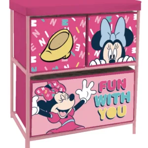 Organizator pentru jucarii cu structura metalica Minnie Mouse