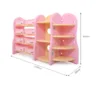 Organizator pentru jucarii si rechizite cu polite si 8 cutii depozitare Nichiduta Tree Peach Pink