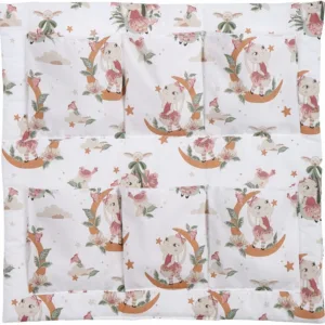Organizator pentru patut 60x60 cm Sleepy Rabbit Girl
