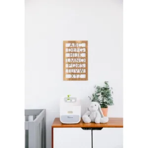 Organizator scutece Ubbi alb si gri