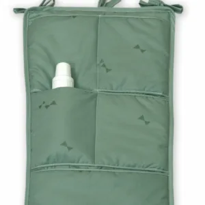 Organizator textil cu buzunare pentru patut Midi Pure Salvia 35x60 cm Amy