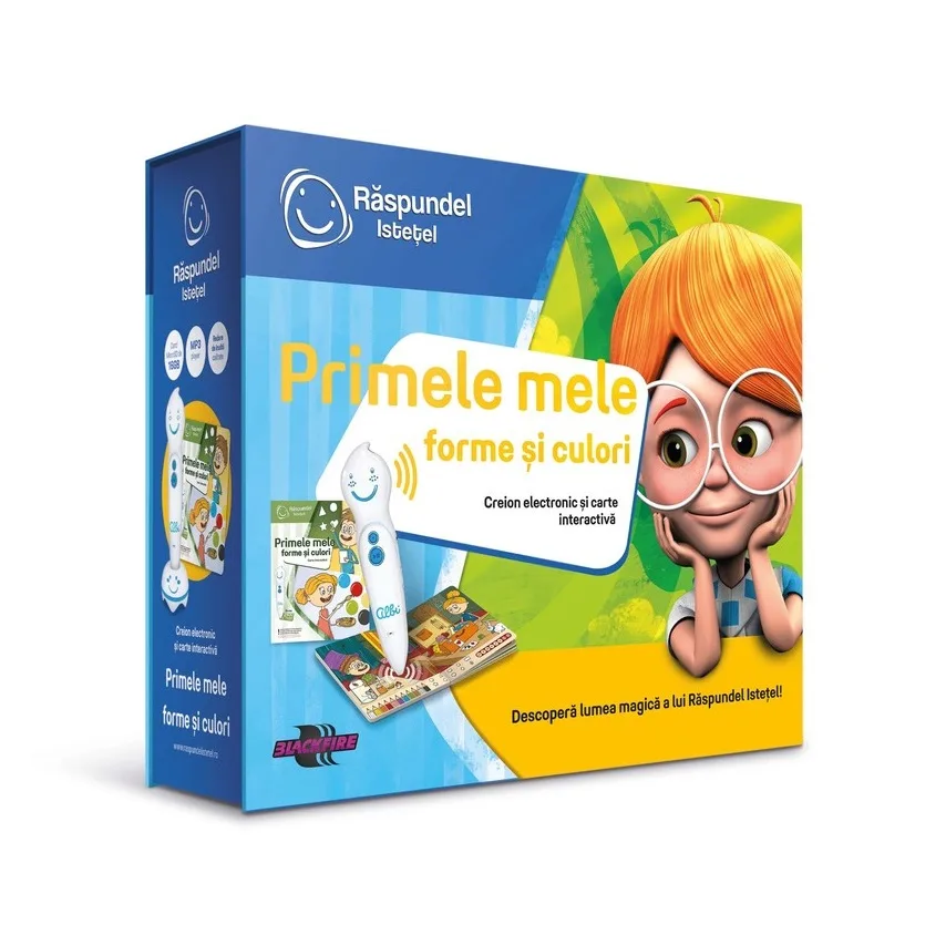 Pachet Raspundel Istetel - Creion si carte Primele mele forme si culori