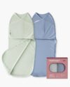 Pachet de 2 saculeti Swaddle 0-3 luni Serenity Momcozy