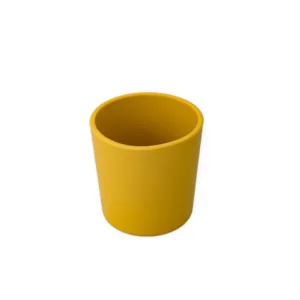 Pahar Oaki din silicon pentru copii 180ml Galben