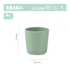 Pahar silicon Beaba Sage Green