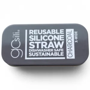 Pai refolosibil Silikids din silicon+cutie metalica de transport X-wide Charcoal
