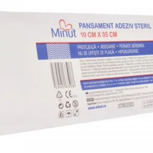 Pansament adeziv steril Minut 10 cm x 30 cm