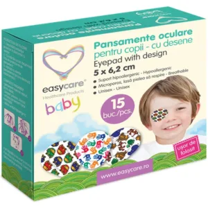 Pansamente oculare pentru copii Easycare 5x6
