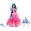 Papusa Aniversara 65 ani Barbie Printesa Sapphire cu Unicorn