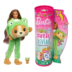 Papusa Barbie Cutie Reveal Catelus Broasca