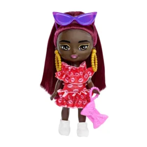 Papusa Barbie Extra Mini Minis cu par si accesorii
