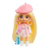 Papusa Barbie Extra Mini Minis cu par si accesorii